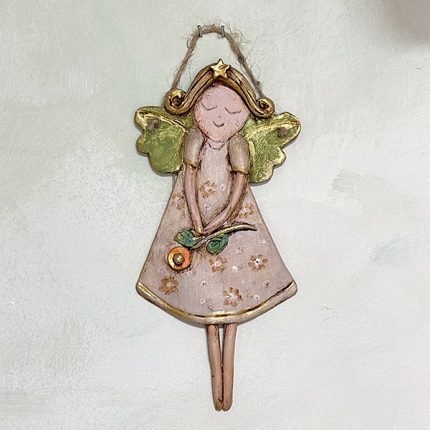 Κρεμαστό Χειροποίητο Πήλινο Διακοσμητικό