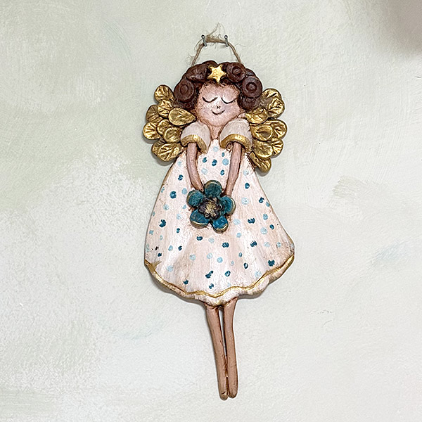 Κρεμαστό Χειροποίητο Πήλινο Διακοσμητικό