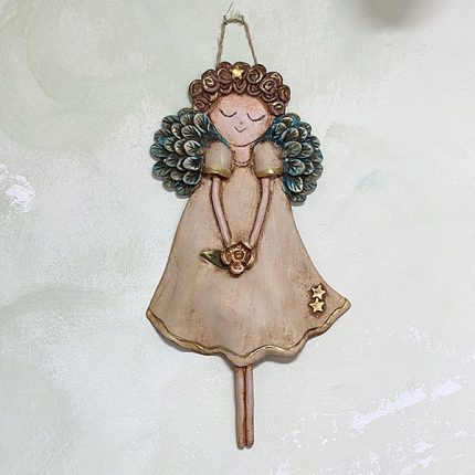 Κρεμαστό Χειροποίητο Πήλινο Διακοσμητικό