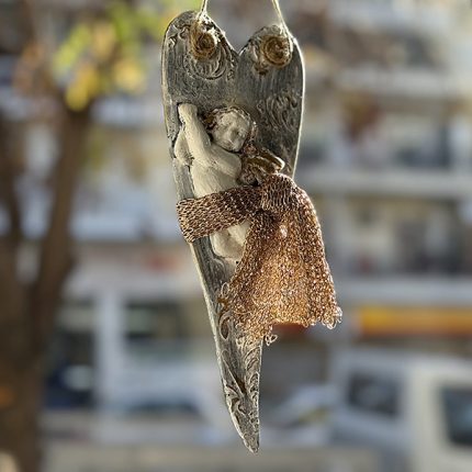 Κρεμαστό Χειροποίητο Πήλινο Διακοσμητικό