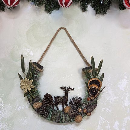 Χριστουγεννιάτικο Διακοσμητικό Στεφάνι