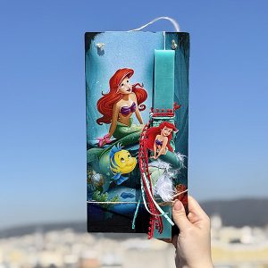 Λαμπάδα Πασχαλινή Χειροποίητη "Ariel"