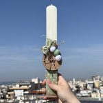 Λαμπάδα Πασχαλινή Χειροποίητη