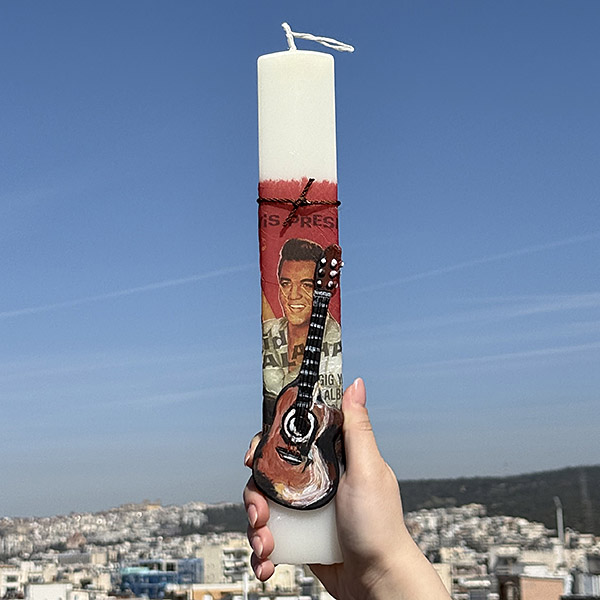Λαμπάδα Πασχαλινή Χειροποίητη