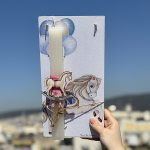 Λαμπάδα Πασχαλινή Χειροποίητη "Άλογο"
