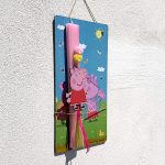 Λαμπάδα Πασχαλινή Χειροποίητη "Πέππα το Γουρουνάκι"