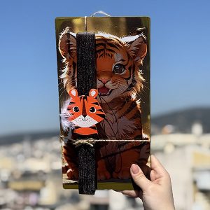 Λαμπάδα Πασχαλινή Χειροποίητη "Τίγρη"