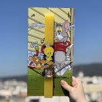 Λαμπάδα Πασχαλινή Χειροποίητη "Τομ και Τζέρι"