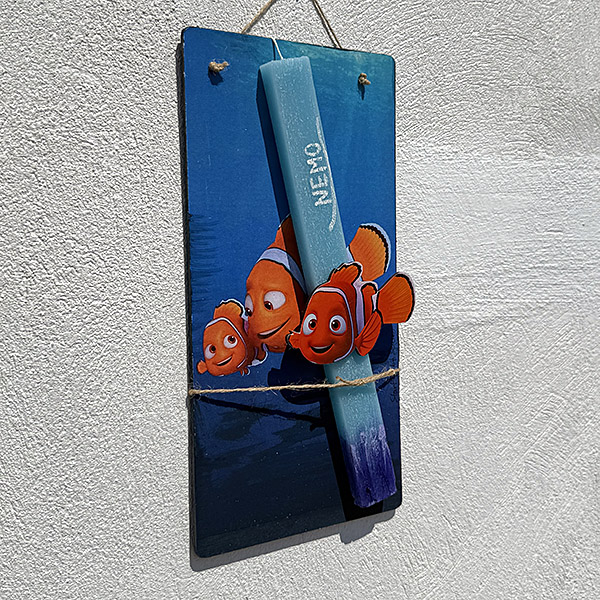 Λαμπάδα Πασχαλινή Χειροποίητη "Nemo"