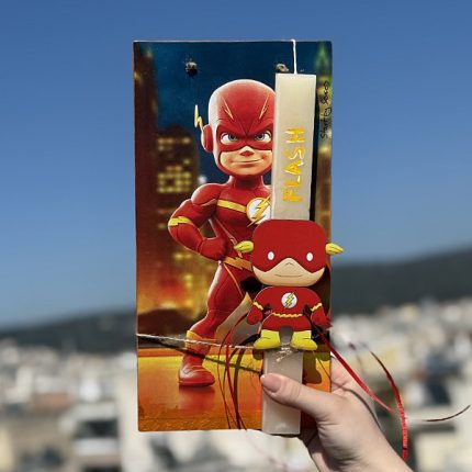 Λαμπάδα Πασχαλινή Χειροποίητη "Flash"