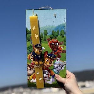 Λαμπάδα Πασχαλινή Χειροποίητη "PAW Patrol"