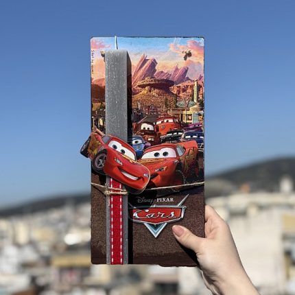 Λαμπάδα Πασχαλινή Χειροποίητη "Mcqueen"