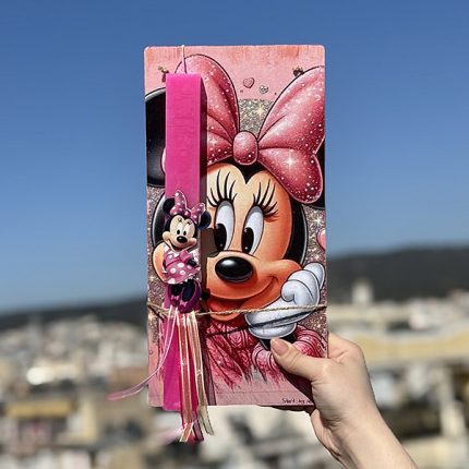 Λαμπάδα Πασχαλινή Χειροποίητη "Minnie"