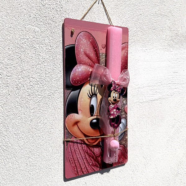 Λαμπάδα Πασχαλινή Χειροποίητη “Minnie”