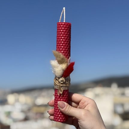 Πασχαλινή Λαμπάδα από Μελισσοκέρι