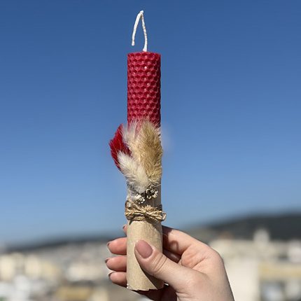 Πασχαλινή Λαμπάδα από Μελισσοκέρι