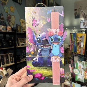 Λαμπάδα Πασχαλινή Χειροποίητη "Stitch"