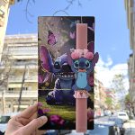 Λαμπάδα Πασχαλινή Χειροποίητη "Stitch"