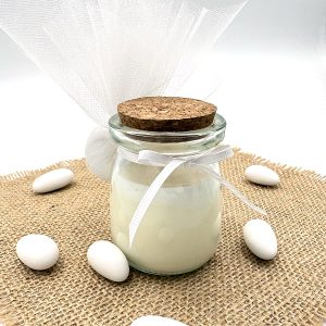 Μπομπονιέρα Κερί Σόγιας σε Βαζάκι