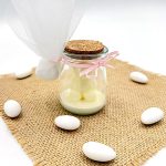 Μπομπονιέρα Κερί Σόγιας με Αρκουδάκι – Σε Γυάλινο Βαζάκι