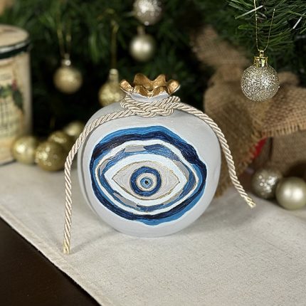 Χειροποίητο Κεραμικό Ρόδι – Γούρι & Διακοσμητικό