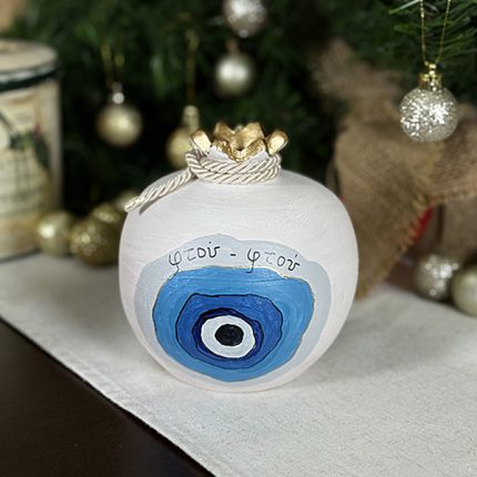 Χειροποίητο Κεραμικό Ρόδι – Γούρι & Διακοσμητικό