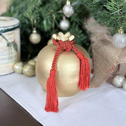 Χειροποίητο Κεραμικό Ρόδι – Γούρι & Διακοσμητικό