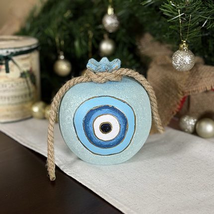 Χειροποίητο Κεραμικό Ρόδι – Γούρι & Διακοσμητικό