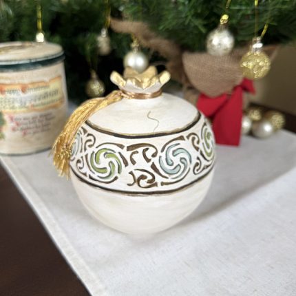 Χειροποίητο Κεραμικό Ρόδι – Γούρι & Διακοσμητικό