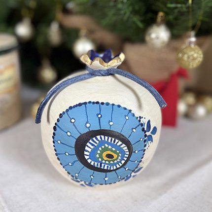 Χειροποίητο Κεραμικό Ρόδι – Γούρι & Διακοσμητικό