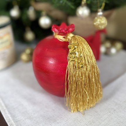 Χειροποίητο Κεραμικό Ρόδι – Γούρι & Διακοσμητικό