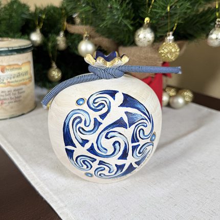 Χειροποίητο Κεραμικό Ρόδι – Γούρι & Διακοσμητικό