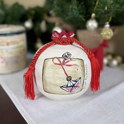 Χειροποίητο Κεραμικό Ρόδι – Γούρι & Διακοσμητικό