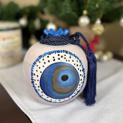 Χειροποίητο Κεραμικό Ρόδι – Γούρι & Διακοσμητικό