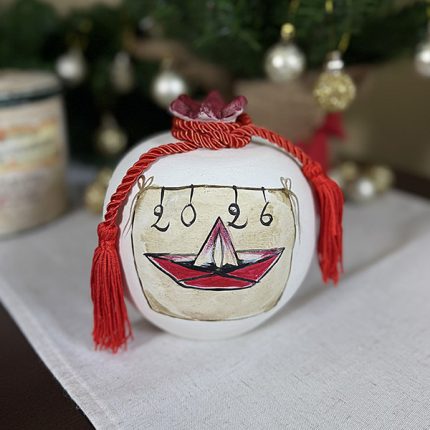 Χειροποίητο Κεραμικό Ρόδι – Γούρι & Διακοσμητικό