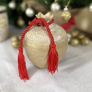 Χειροποίητο Κεραμικό Ρόδι – Γούρι & Διακοσμητικό