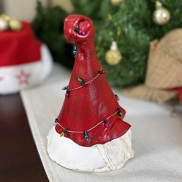 Χειροποίητος Πήλινος Άι Βασίλης