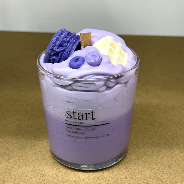 Χειροποίητο Κερί Σόγιας με Άρωμα Μύρτιλο