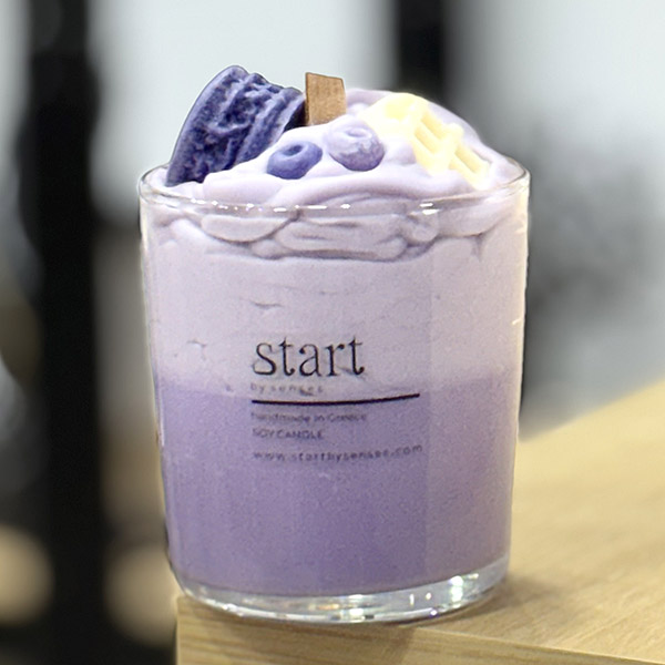 Χειροποίητο Κερί Σόγιας με Άρωμα Μύρτιλο