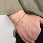 Βραχιόλι Από Ανοξείδωτο Ατσάλι, σε Χρυσή Απόχρωση, Πεταλούδα