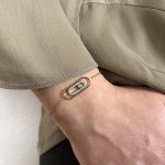 Βραχιόλι Από Ανοξείδωτο Ατσάλι, σε Χρυσή και Ασημί Απόχρωση