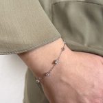 Βραχιόλι Από Ανοξείδωτο Ατσάλι, σε Ασημί Απόχρωση