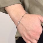 Βραχιόλι Από Ανοξείδωτο Ατσάλι, σε Ασημί Απόχρωση