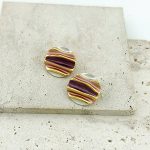 Σκουλαρίκια από Aνοξείδωτο Aτσάλι σε Xρυσή Aπόχρωση