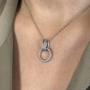 Κολιέ από Ανοξείδωτο Ατσάλι - Μενταγιόν