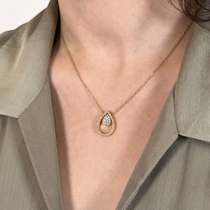 Κολιέ από Ανοξείδωτο Ατσάλι - Μενταγιόν