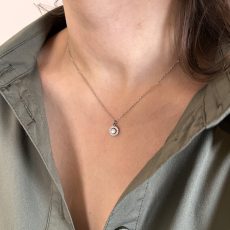 Κολιέ από Ανοξείδωτο Ατσάλι - Πέρλα