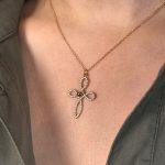 Κολιέ από Ανοξείδωτο Ατσάλι - Σταυρός