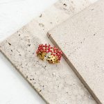 Δαχτυλίδι Από Ανοξείδωτο Ατσάλι Σε Χρυσή Απόχρωση