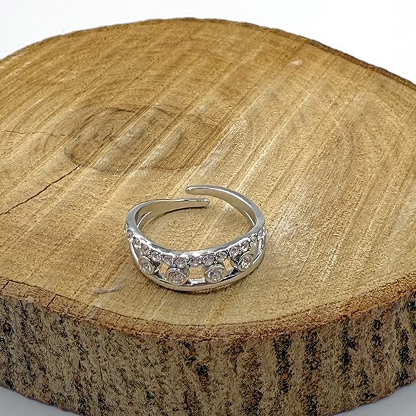 Δαχτυλίδι Από Ανοξείδωτο Ατσάλι Σε Ασημί Απόχρωση